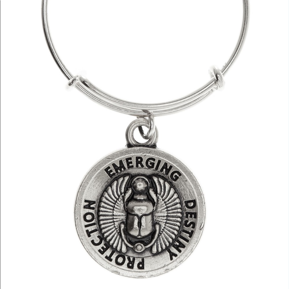 Alex and ani scarab adjustable ring